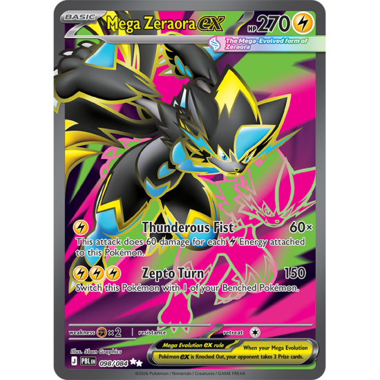 Mega Zeraora ex