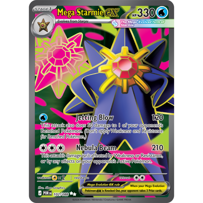 Mega Starmieex | 102-088