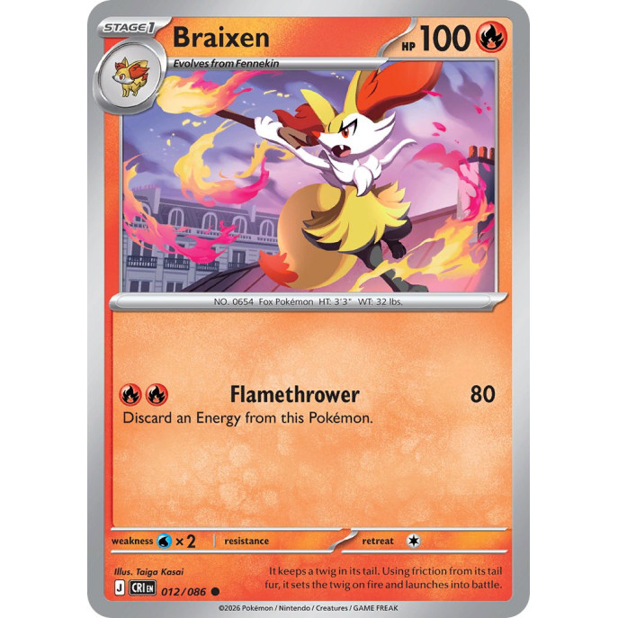 Braixen | 012-086