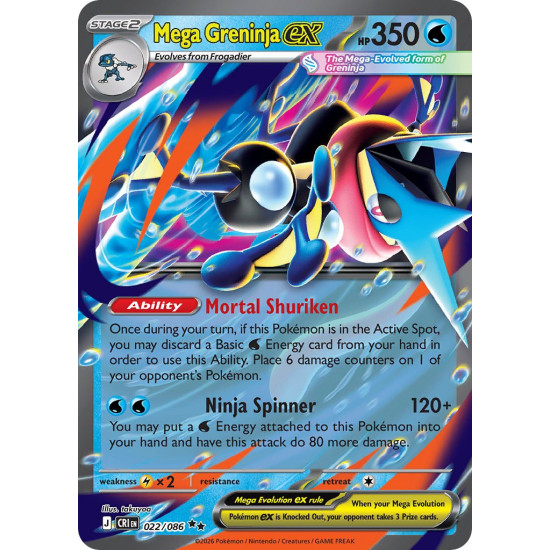 Mega Greninja Ex | 022-086
