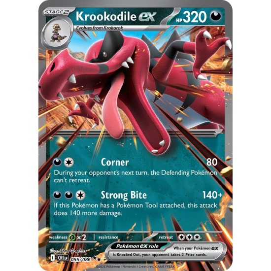 Krookodile Ex | 055-086