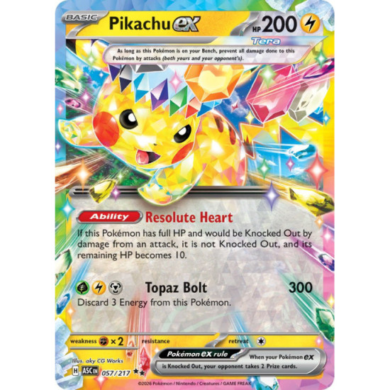 Pikachu Ex | 057/217