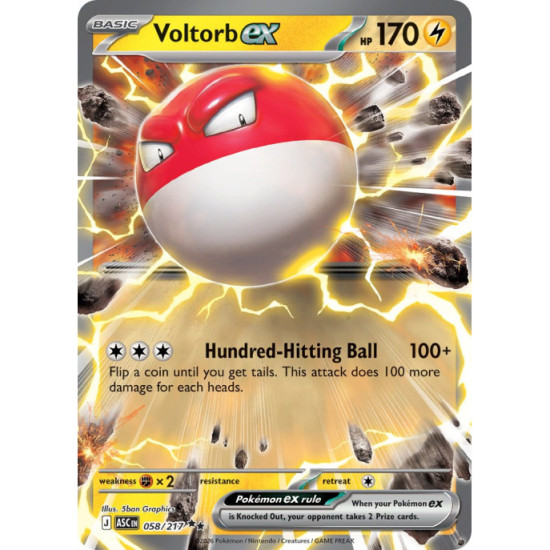 Voltorb Ex | 058/217