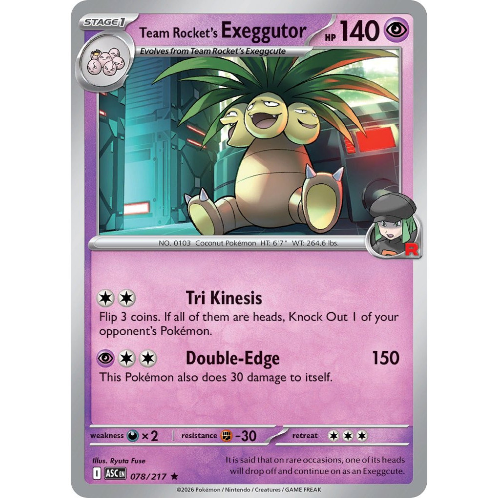 Team Rockets Exeggutor | 078/217