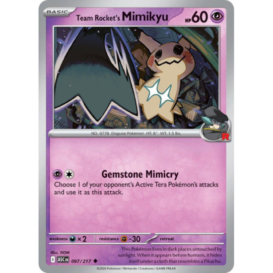 Team Rockets Mimikyu | 097/217