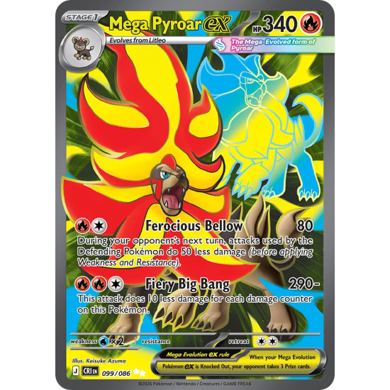 Mega Pyroar Ex | 099-086