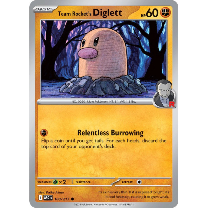 Team Rockets Diglett | 100/217