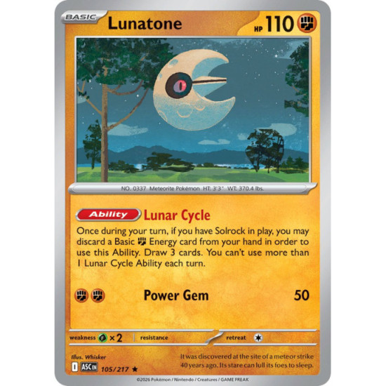 Lunatone | 105/217