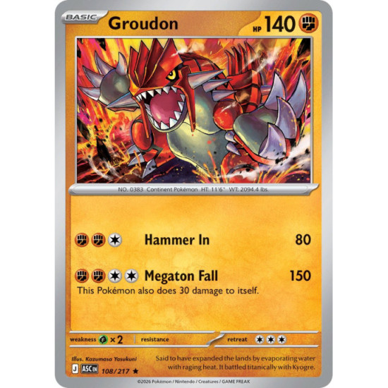 Groudon | 108/217