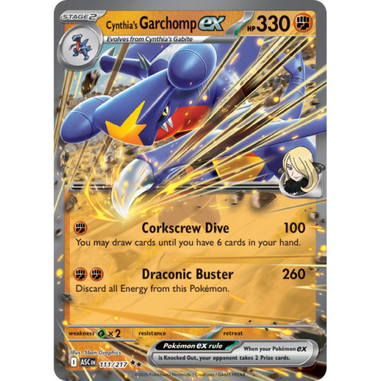 Cynthias Garchomp Ex | 111/217
