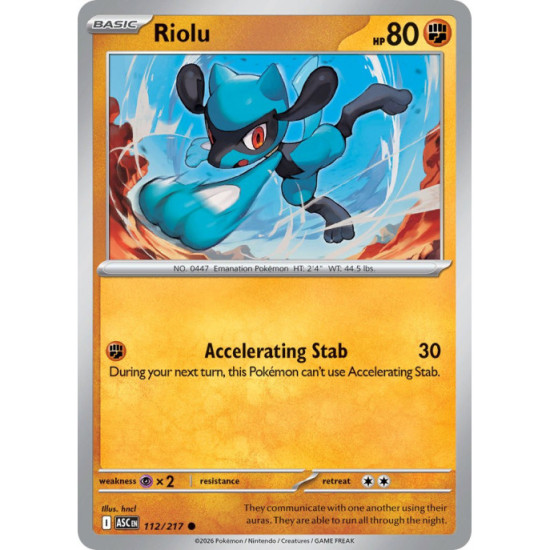 Riolu | 112/217
