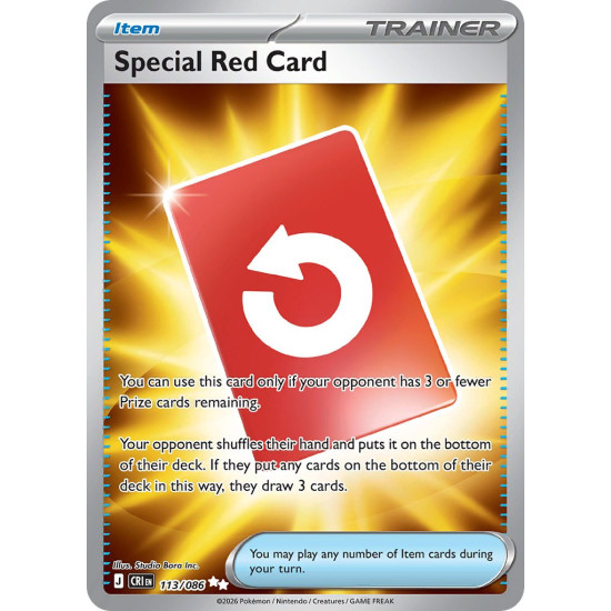Special Red Card | 113-086