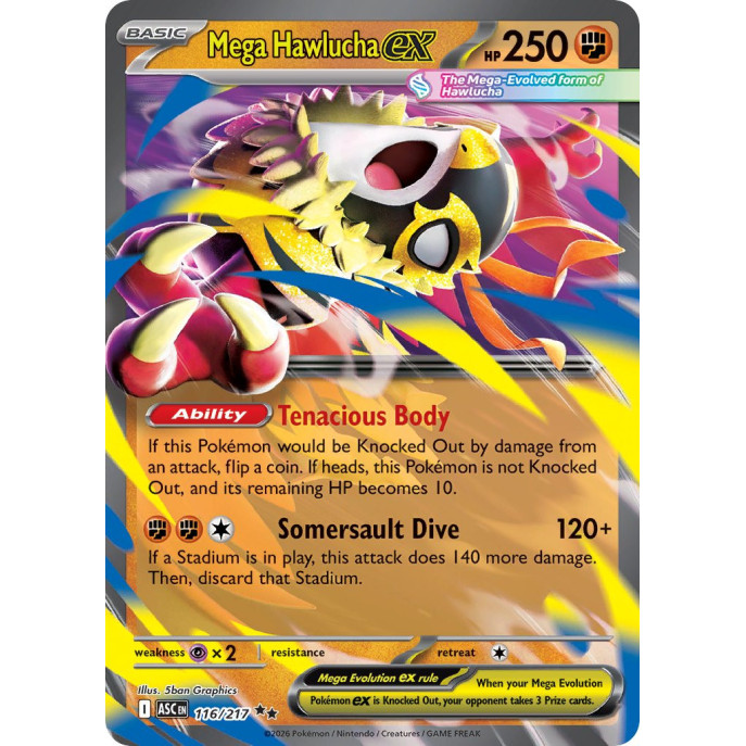 Mega Hawlucha Ex | 116/217