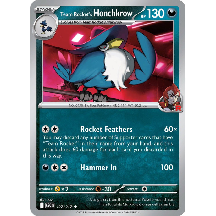 Team Rockets Honchkrow | 127/217