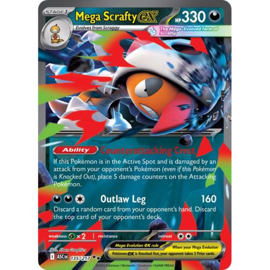 Mega Scrafty Ex | 135/217