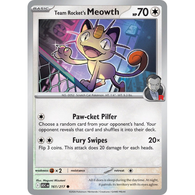 Team Rockets Meowth | 161/217