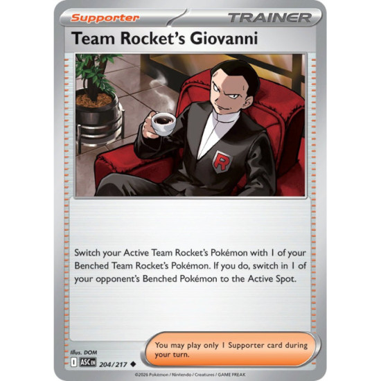 Team Rockets Giovanni | 204/217