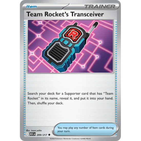 Team Rockets Transceiver | 209/217