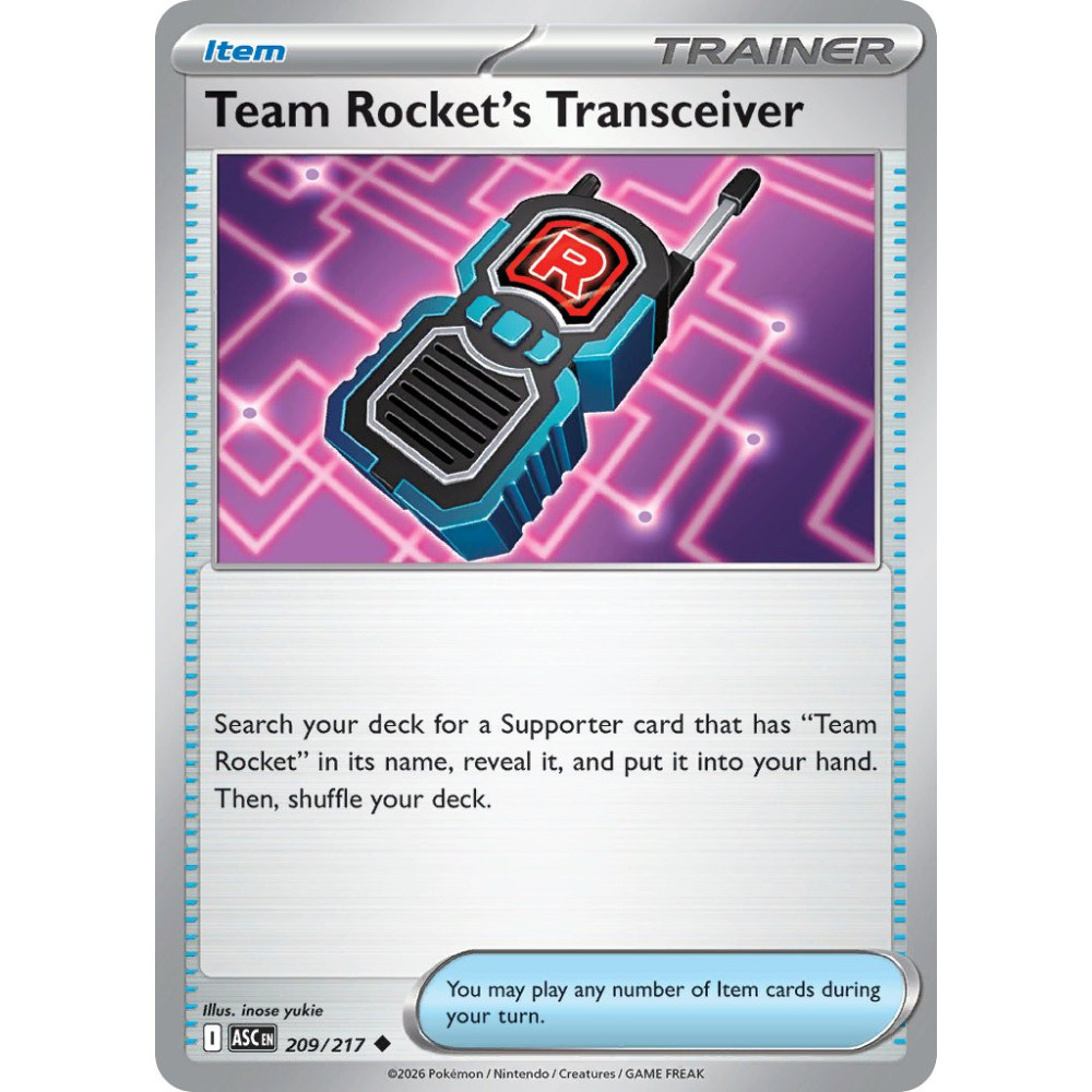 Team Rockets Transceiver | 209/217