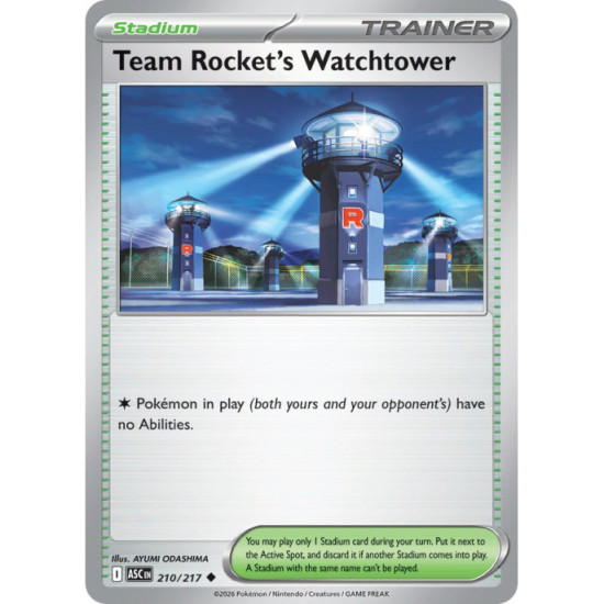 Team Rockets Watchtower | 210/217