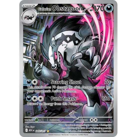 Galarian Obstagoon | 245/217