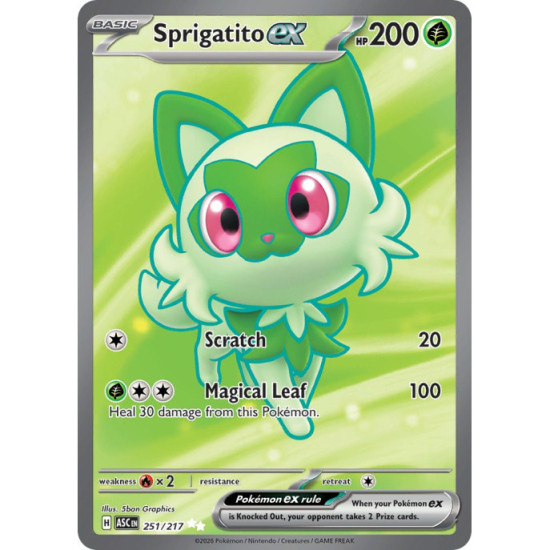 Sprigatito Ex | 251/217