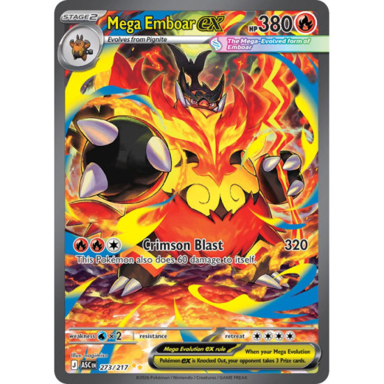 Mega Emboar Ex | 273/217