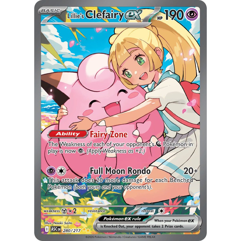 Lillies Clefairy Ex | 280/217