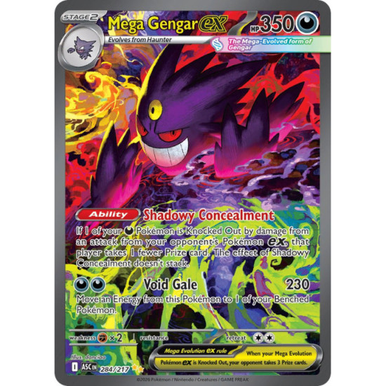 Mega Gengar Ex | 284/217