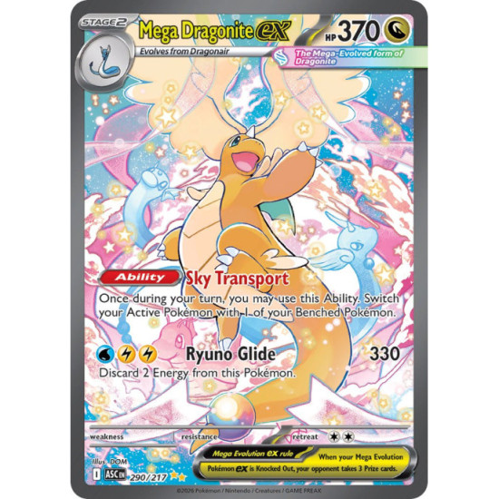 Mega Dragonite Ex | 290/217